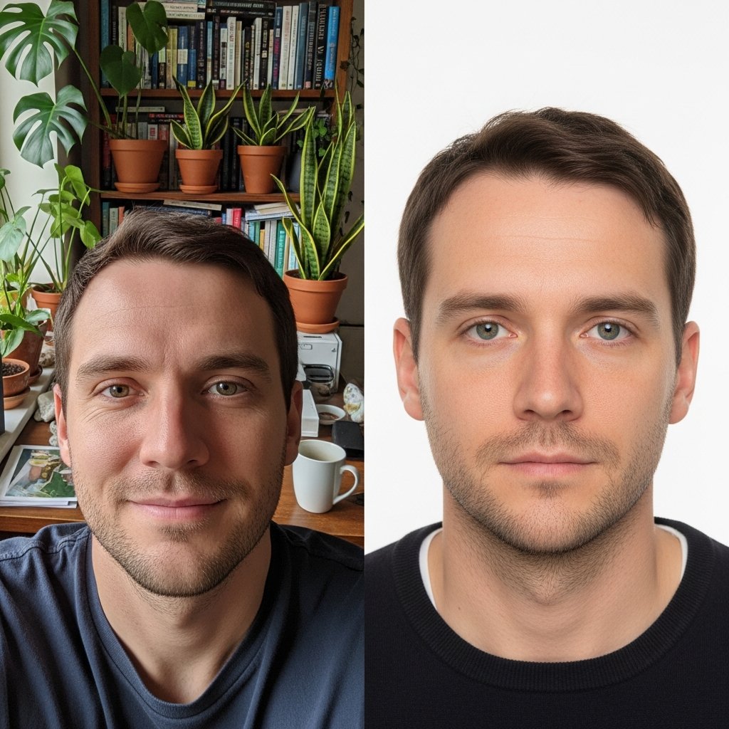 Background removal example