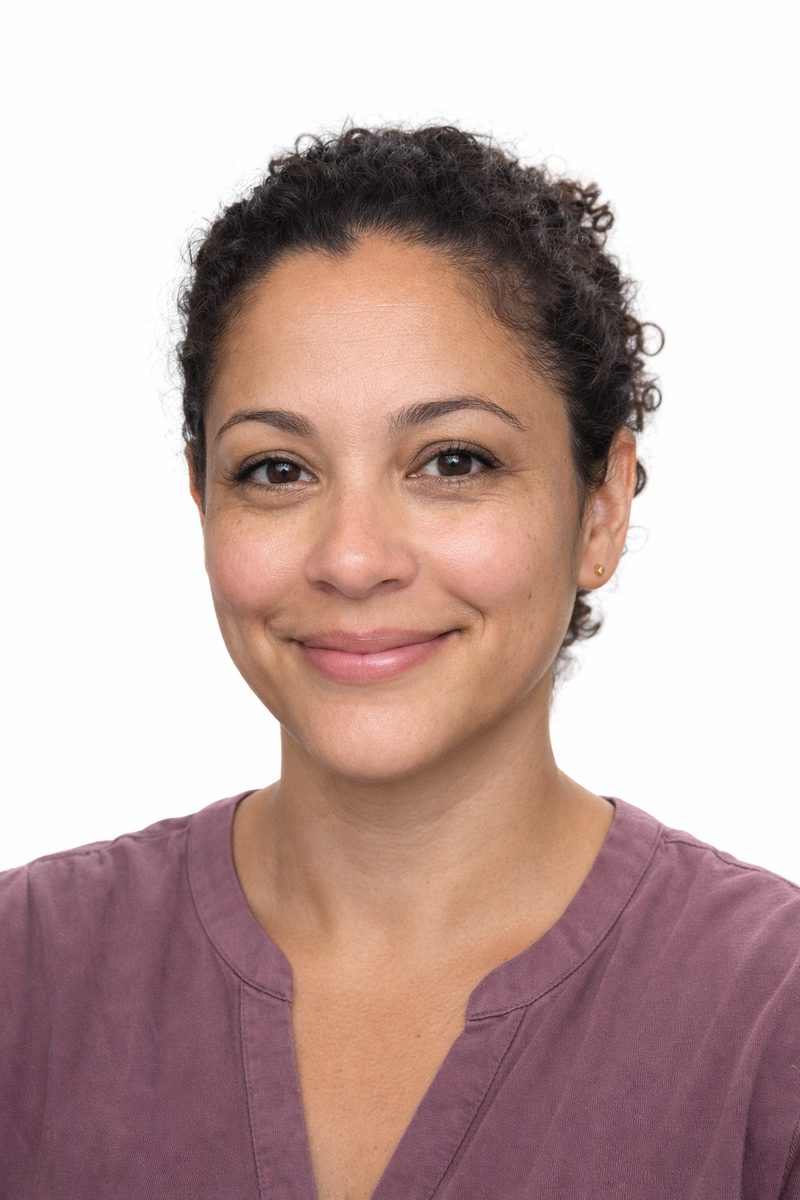 Passport photo with clean background